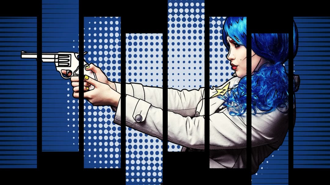 Pop Art Spy Girl – 8 Panels Hierarchy