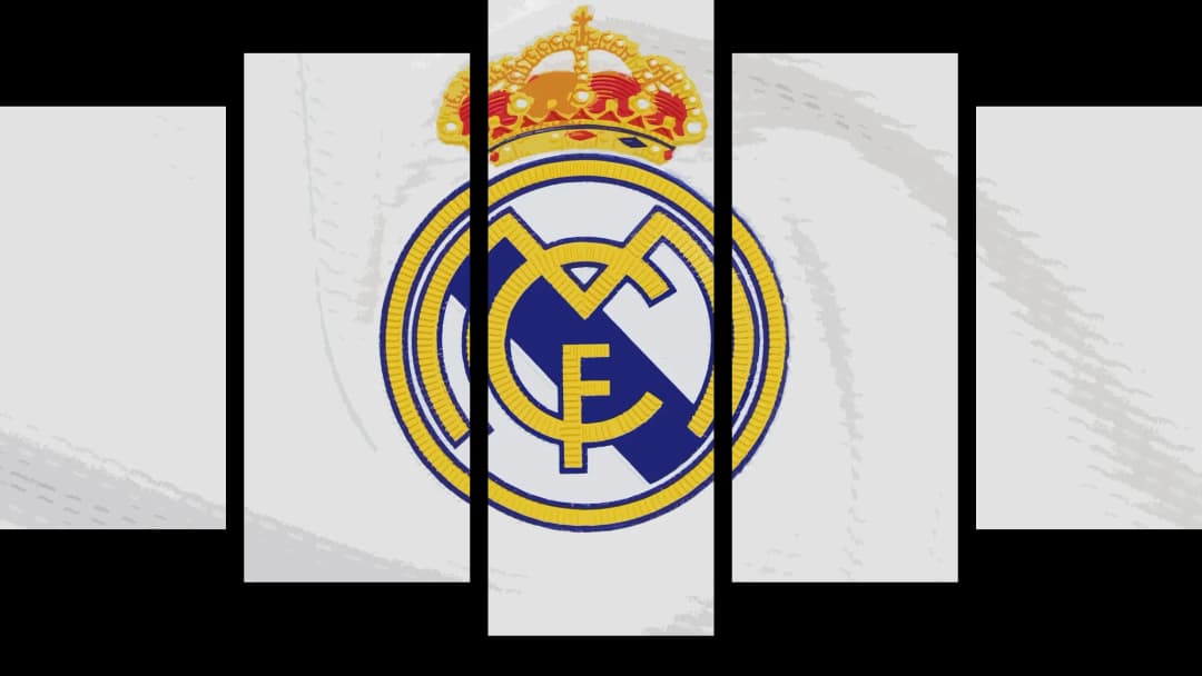Real Madrid Club Crest – 5 Panels Hierarchy
