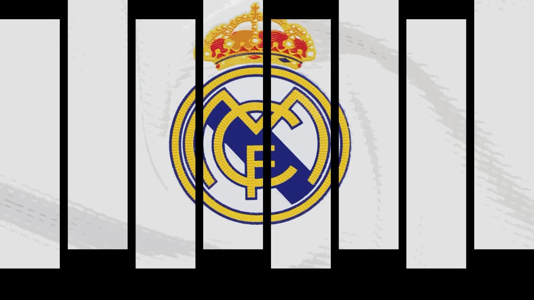 Real Madrid Club Crest – 8 Panels Up & Down