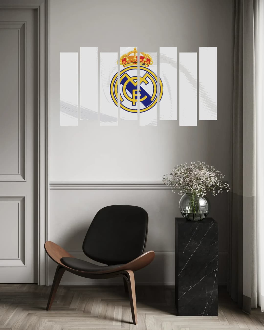 Real Madrid Club Crest – 8 Panels Up & Down