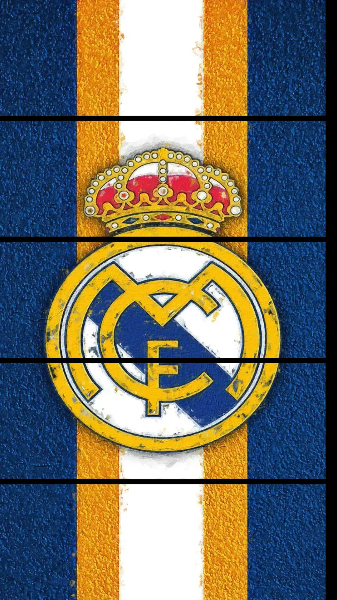Real Madrid Gold Crest – 5 Panels Straight