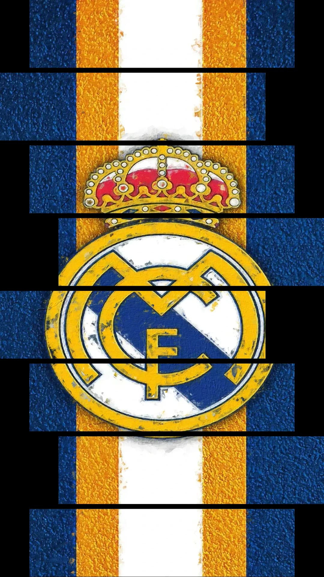 Real Madrid Gold Crest – 8 Panels Hierarchy