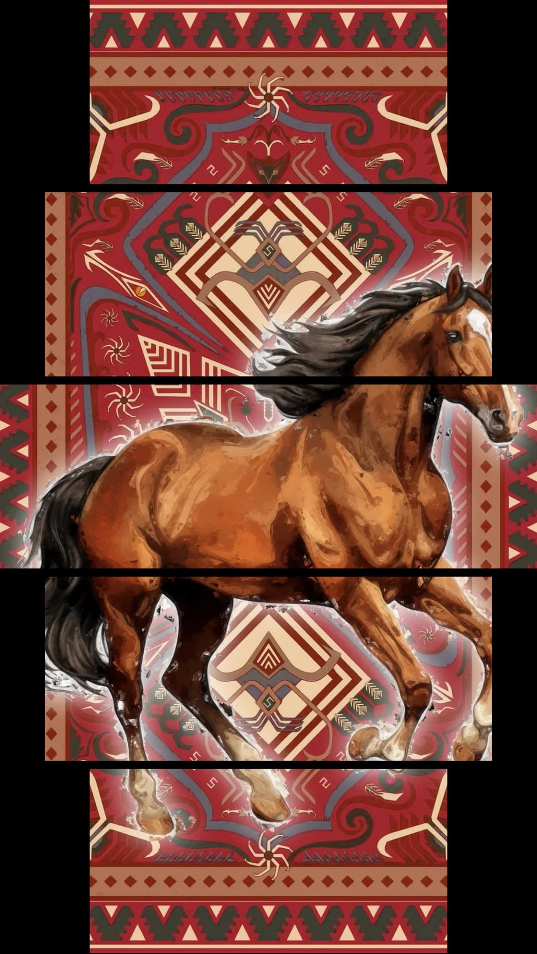 Regal Bay Horse – 5 Panels Hierarchy