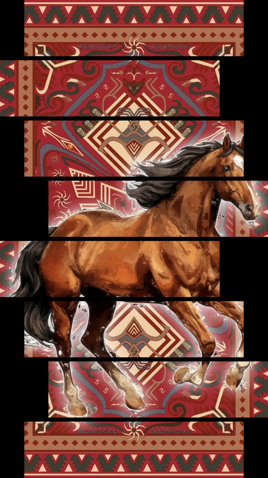 Regal Bay Horse – 8 Panels Hierarchy