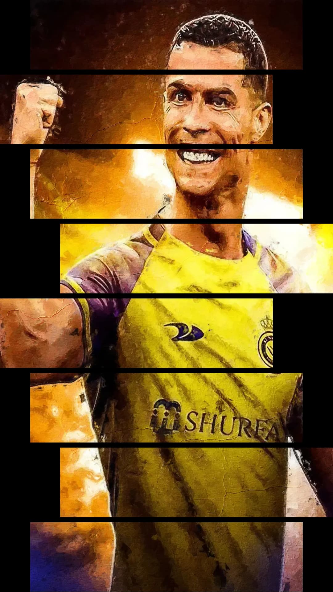 Ronaldo Al Nassr Celebration – 8 Panels Hierarchy