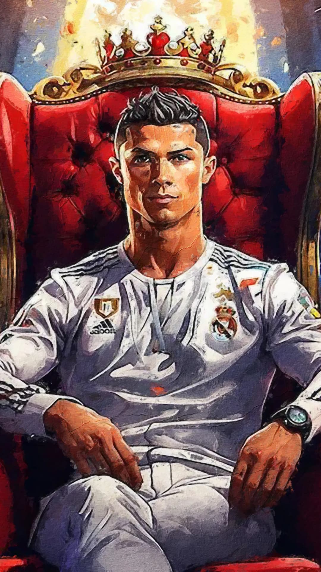 Ronaldo King Throne Portrait