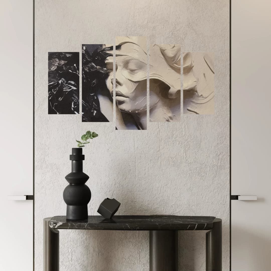 Sleeping Dark Angel – 5 Panels Hierarchy