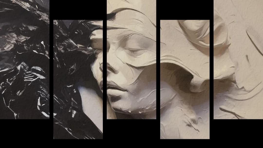 Sleeping Dark Angel – 5 Panels Up & Down