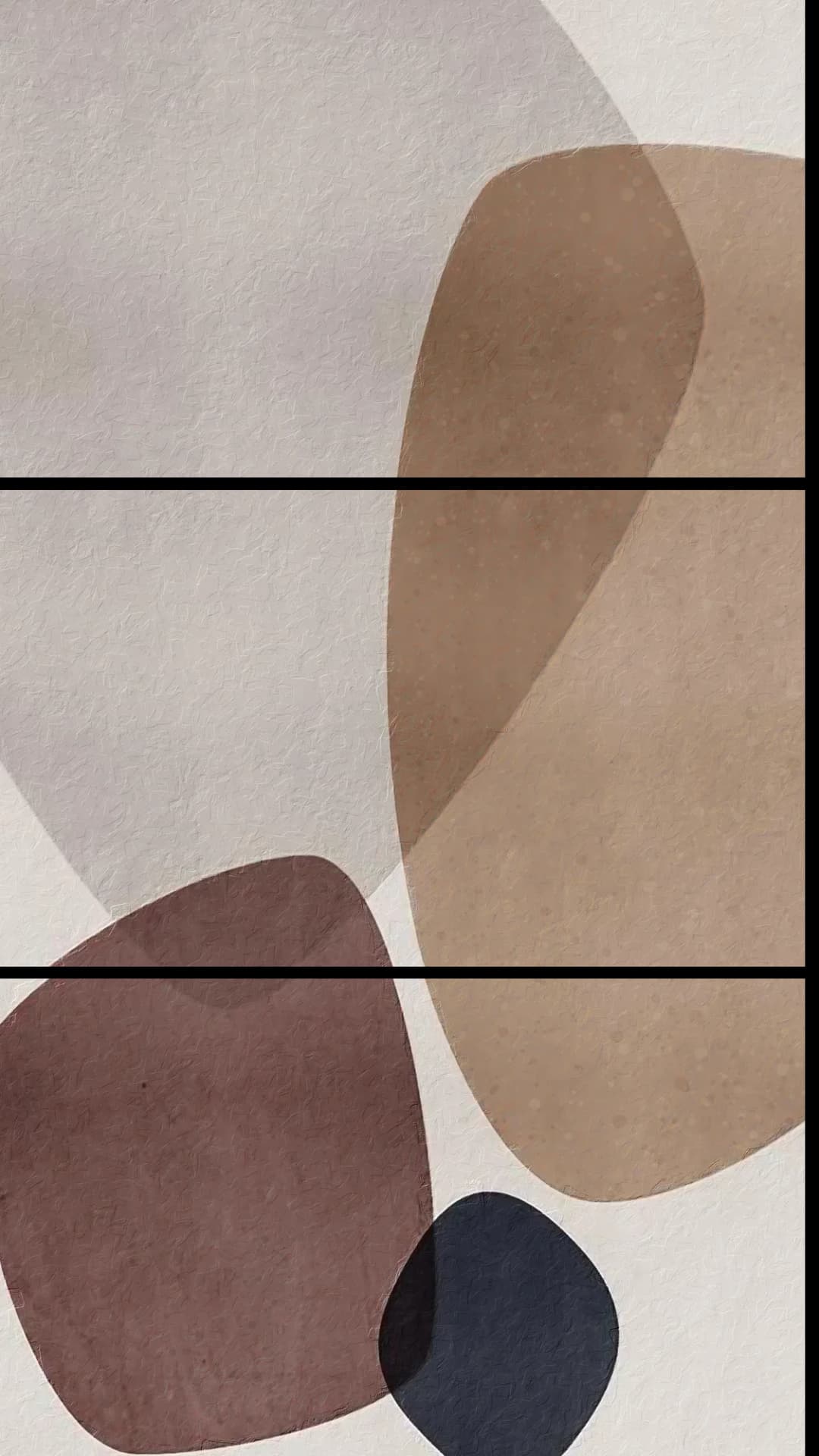 Soft Earth Tones – 3 Panels