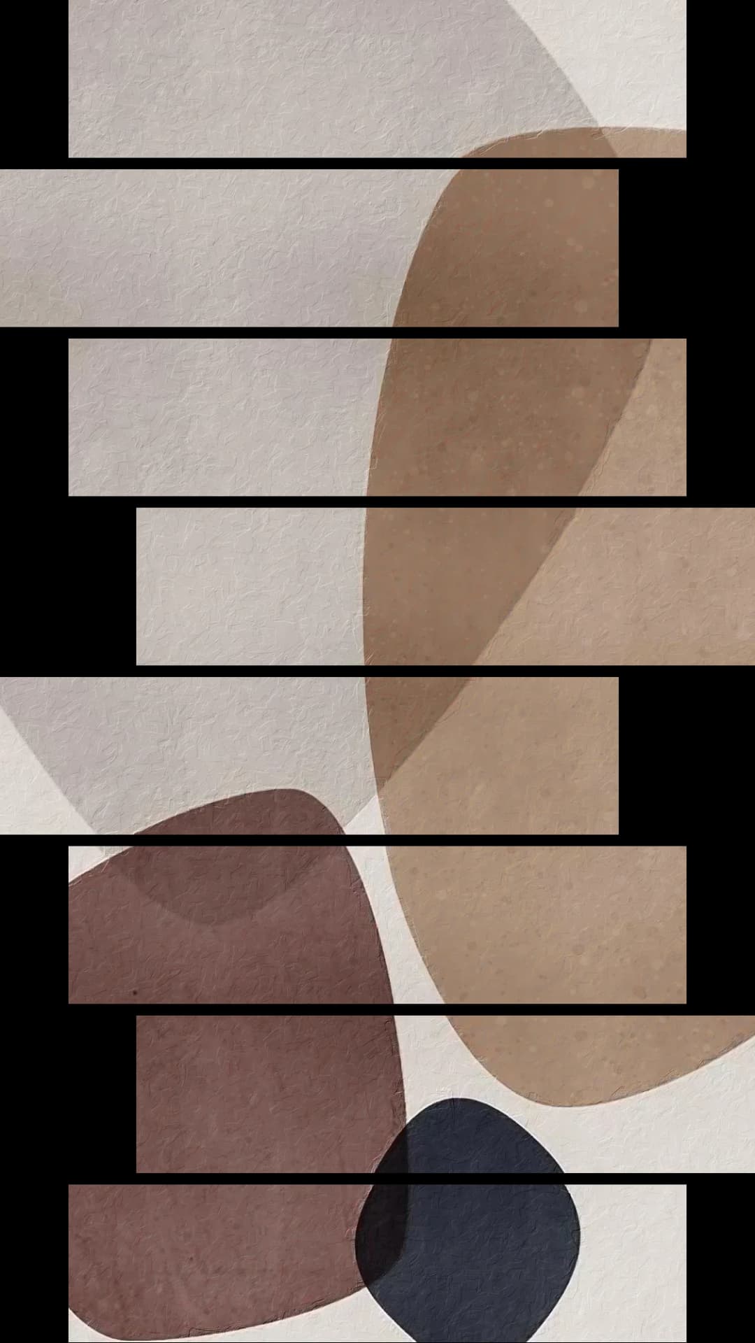 Soft Earth Tones – 8 Panels Hierarchy