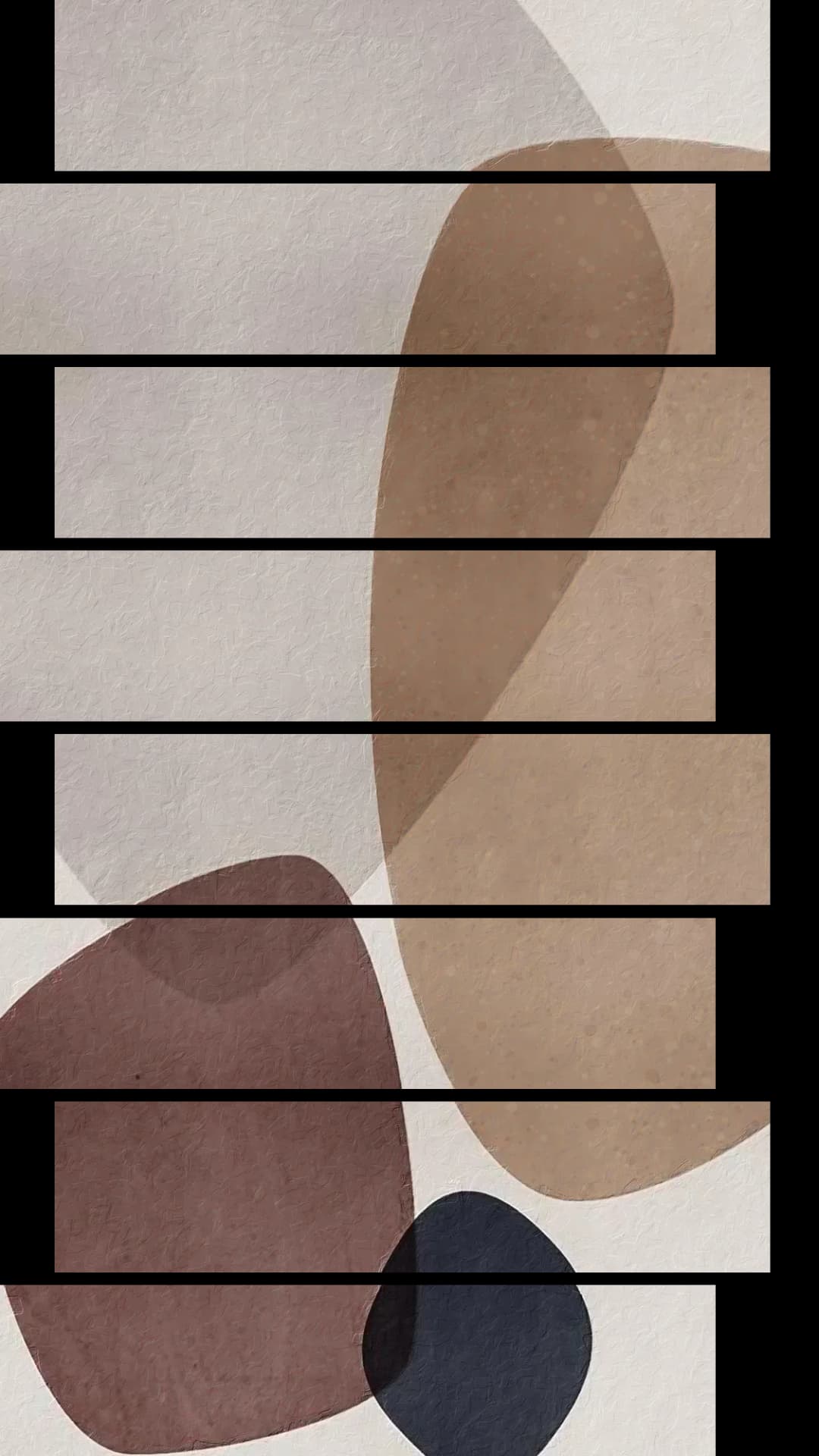Soft Earth Tones – 8 Panels Up & Down