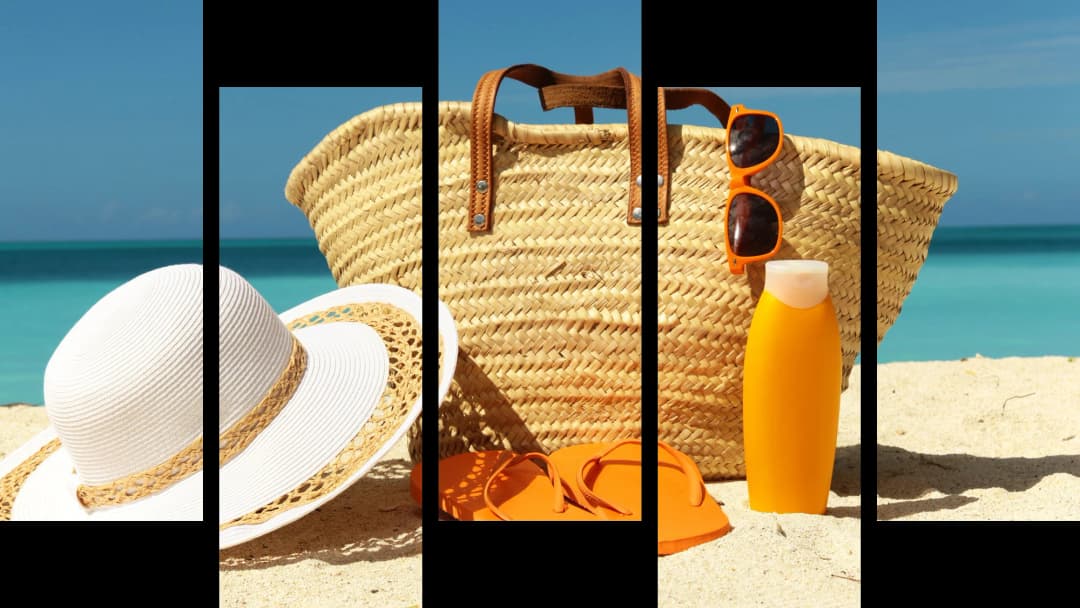 Summer Beach Accessories – 5 Panels Up & Down