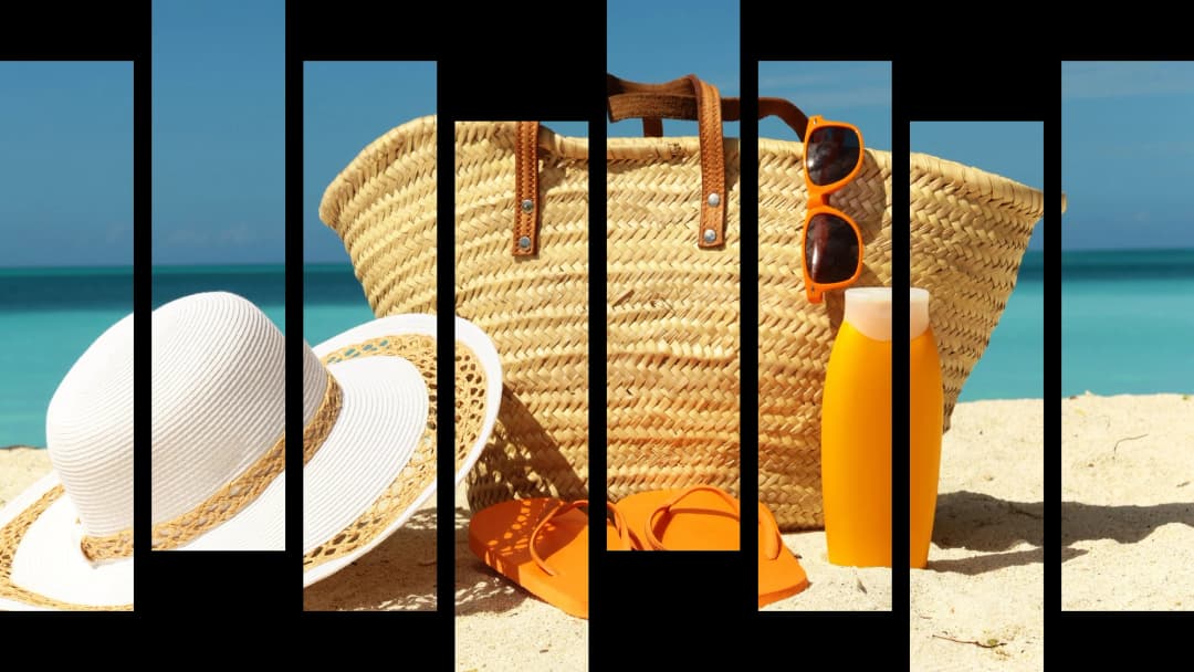 Summer Beach Accessories – 8 Panels Hierarchy