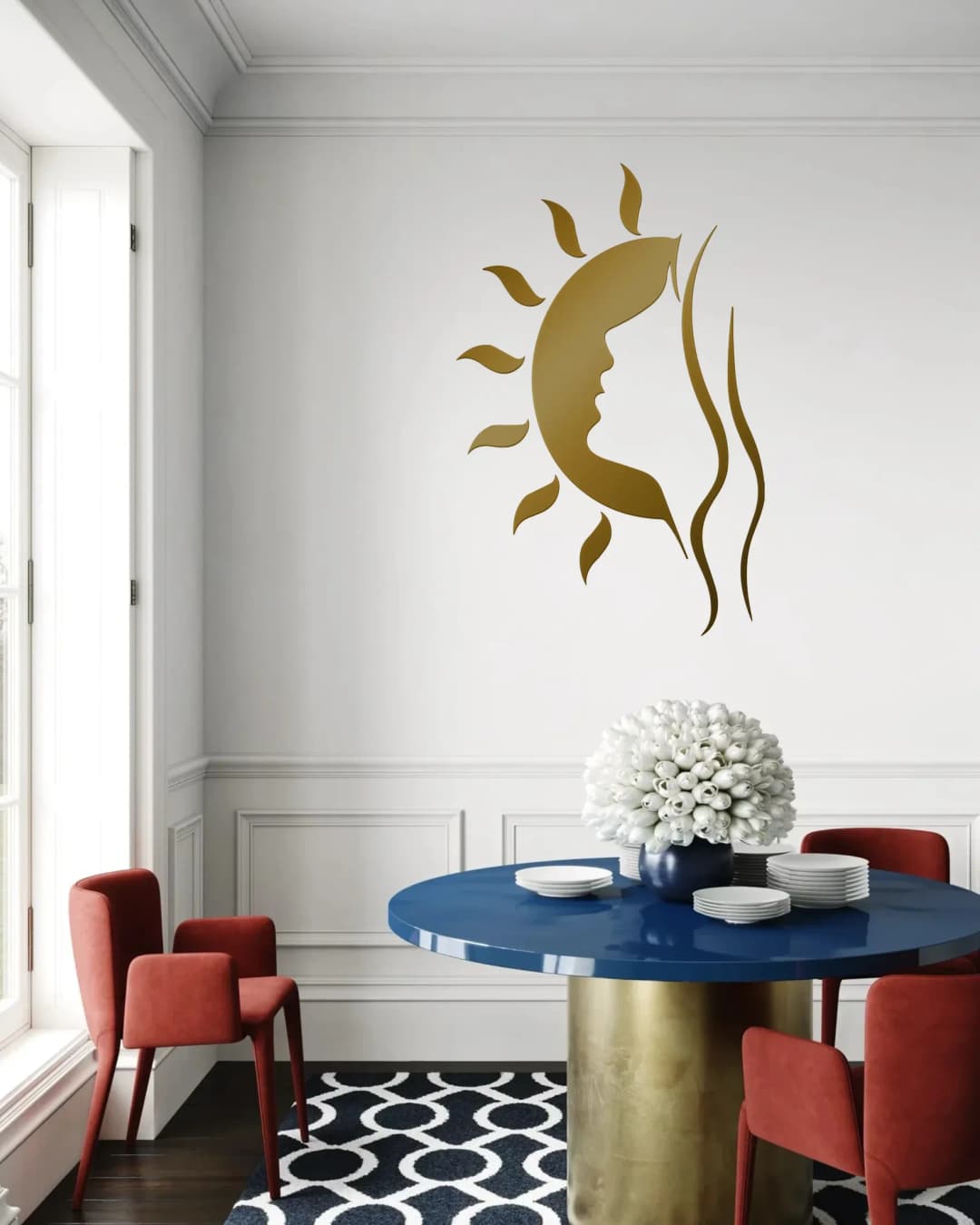 Sun Face - Gold