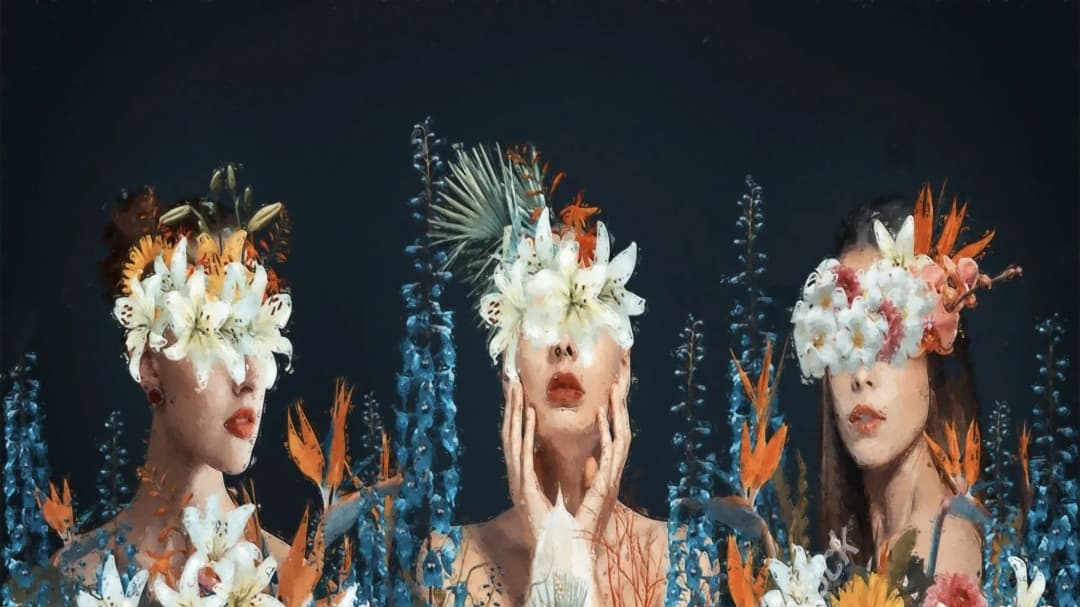Three Floral Women