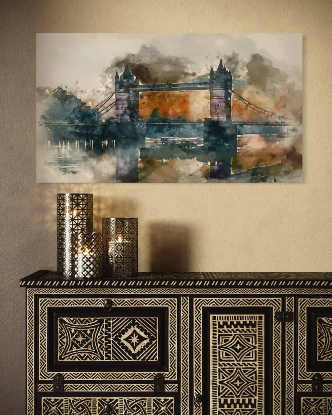 Tower Bridge Autumn Art