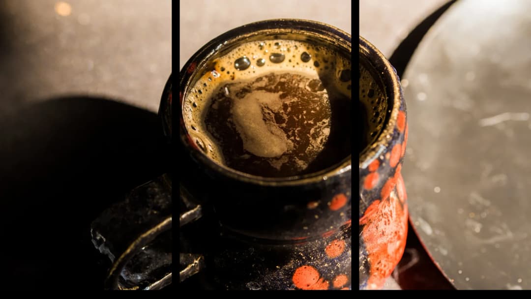 Turkish Coffee Cup – 3 Panels