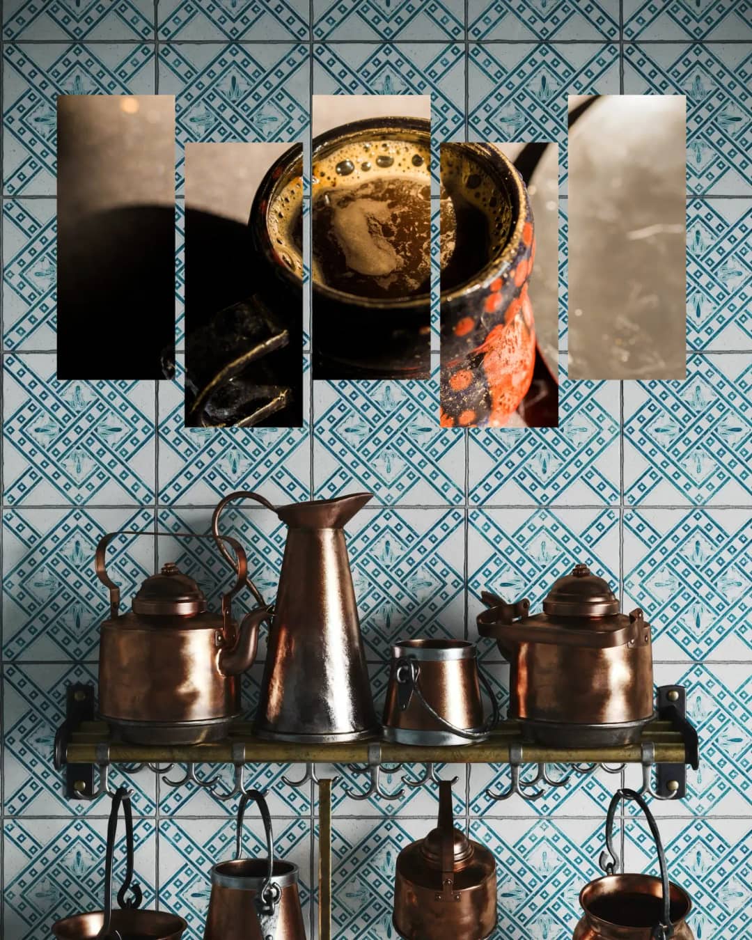 Turkish Coffee Cup – 5 Panels Up & Down