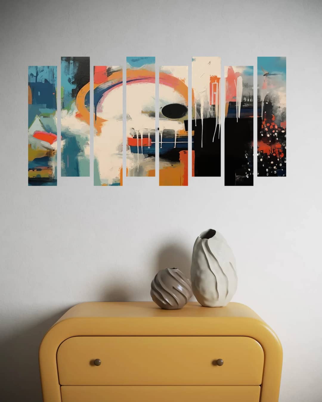 Urban Arch White Drip – 8 Panels Up & Down
