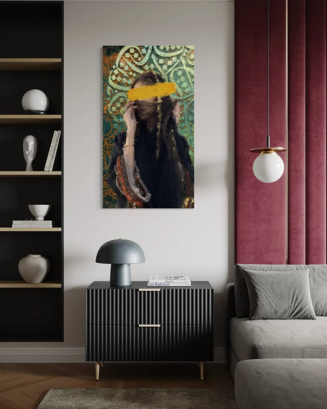 Veiled Woman Arabesque