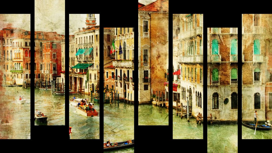 Venice Grand Canal – 8 Panels Hierarchy