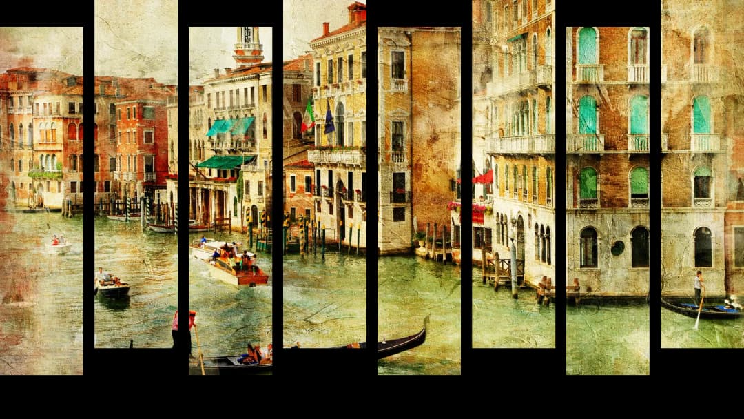 Venice Grand Canal – 8 Panels Up & Down