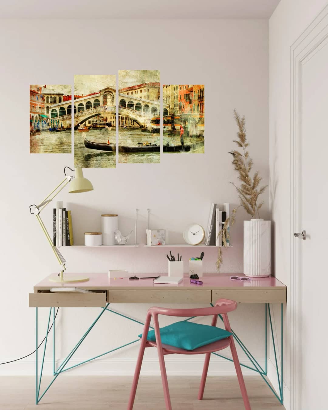 Venice Rialto Bridge – 4 Panels