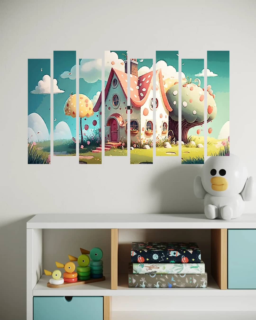 Whimsical Candy Cottage – 8 Panels Up & Down