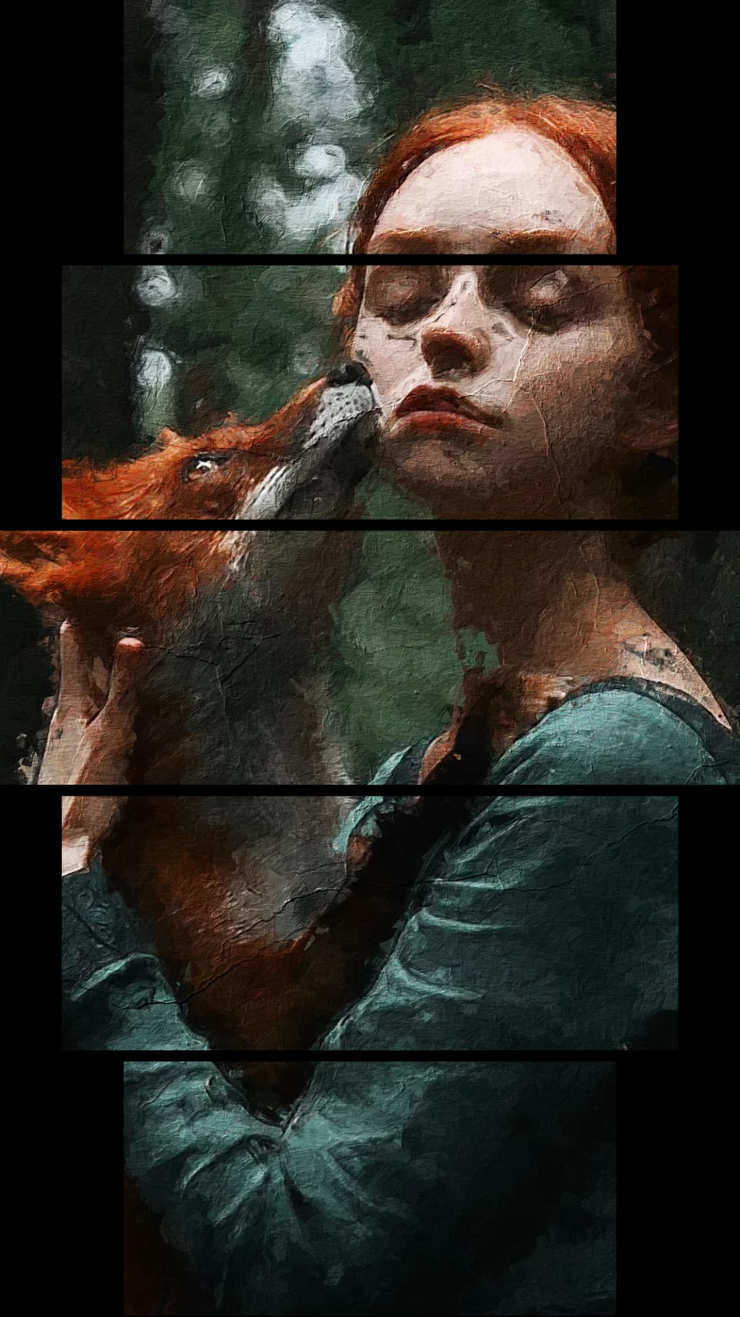 Woman and Fox – 5 Panels Hierarchy