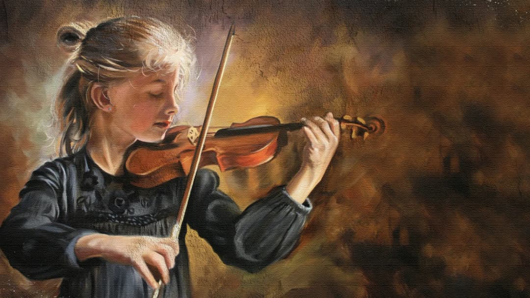 Young Girl Violinist